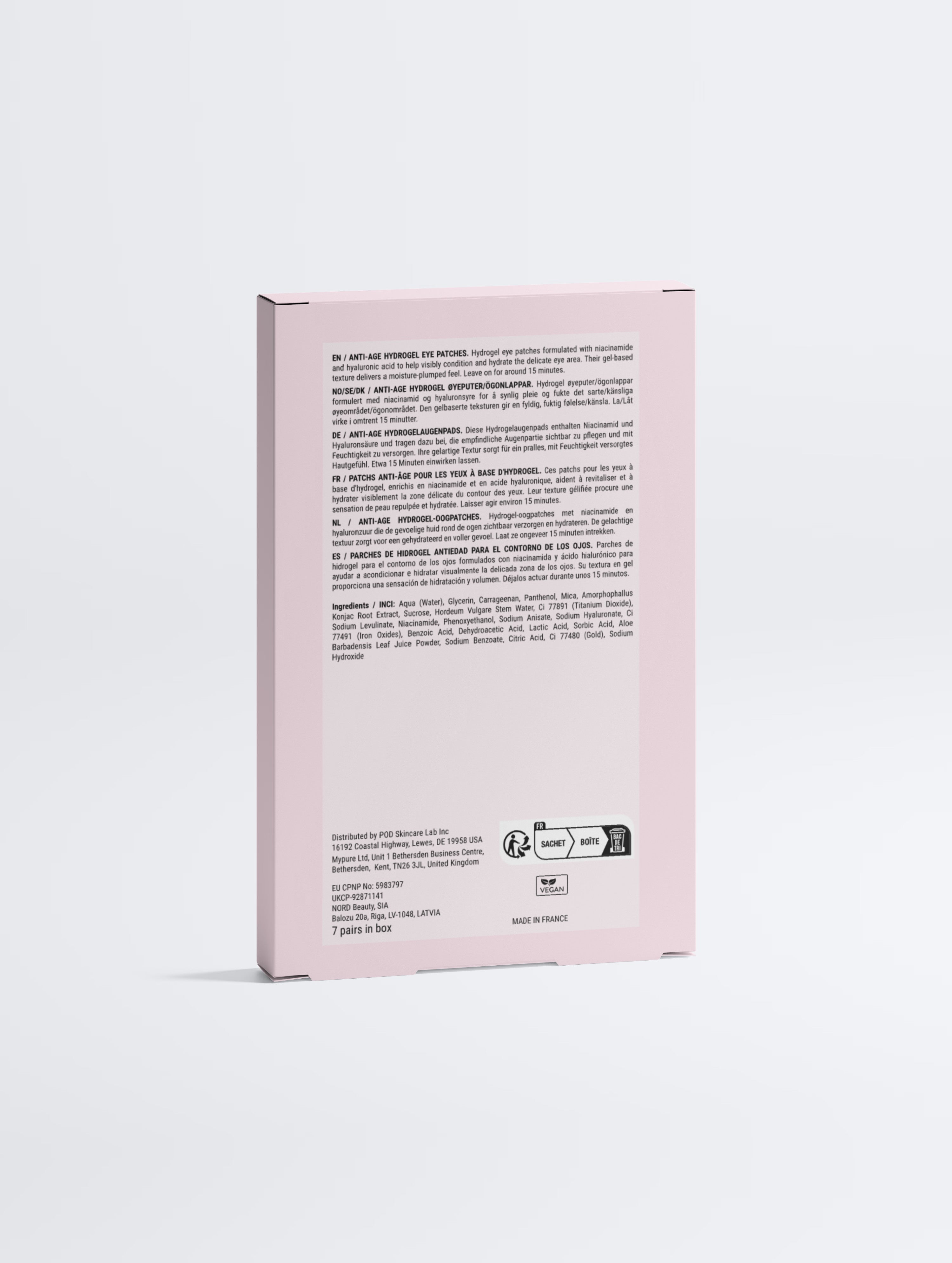 Anti-Age Hydrogel Eye Patches